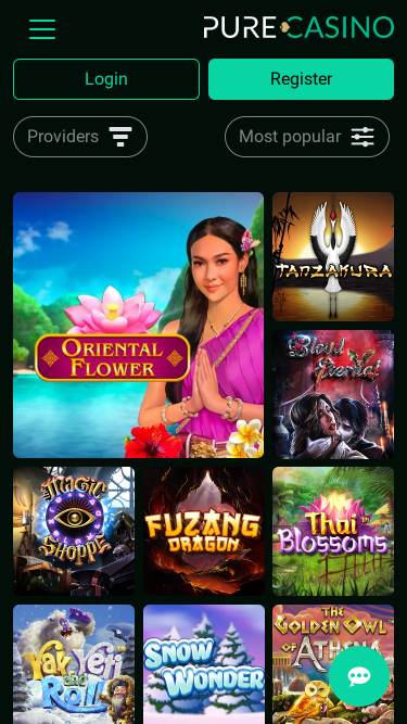 Jeux mobiles PureCasino