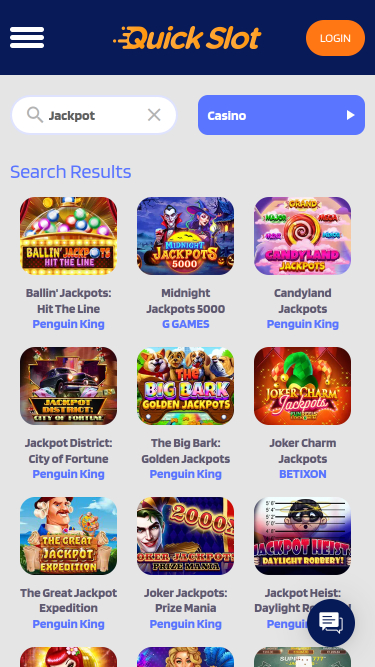 Мобильный джекпот казино QuickSlot