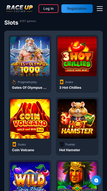 Jeux mobiles de casino Raceup