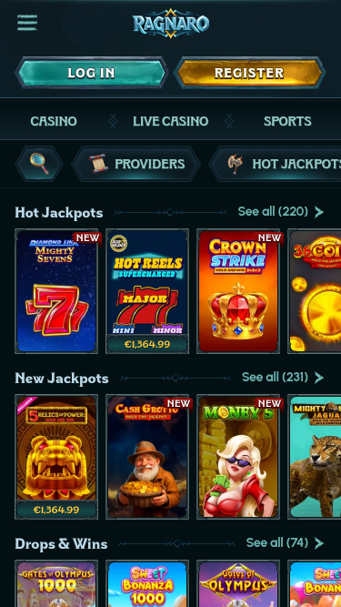 Ragnaro Jackpots