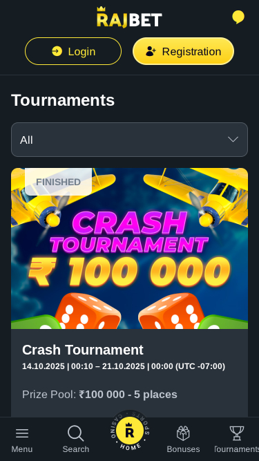 RajBet Casino Mobile Turniere