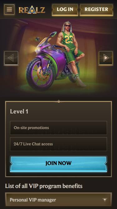 Programme VIP du casino Realz