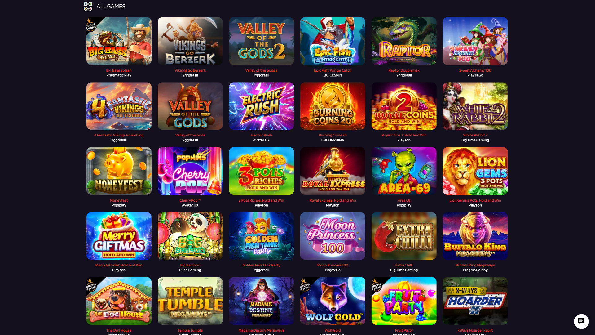 Jeux de casino Red Dice sur ordinateur