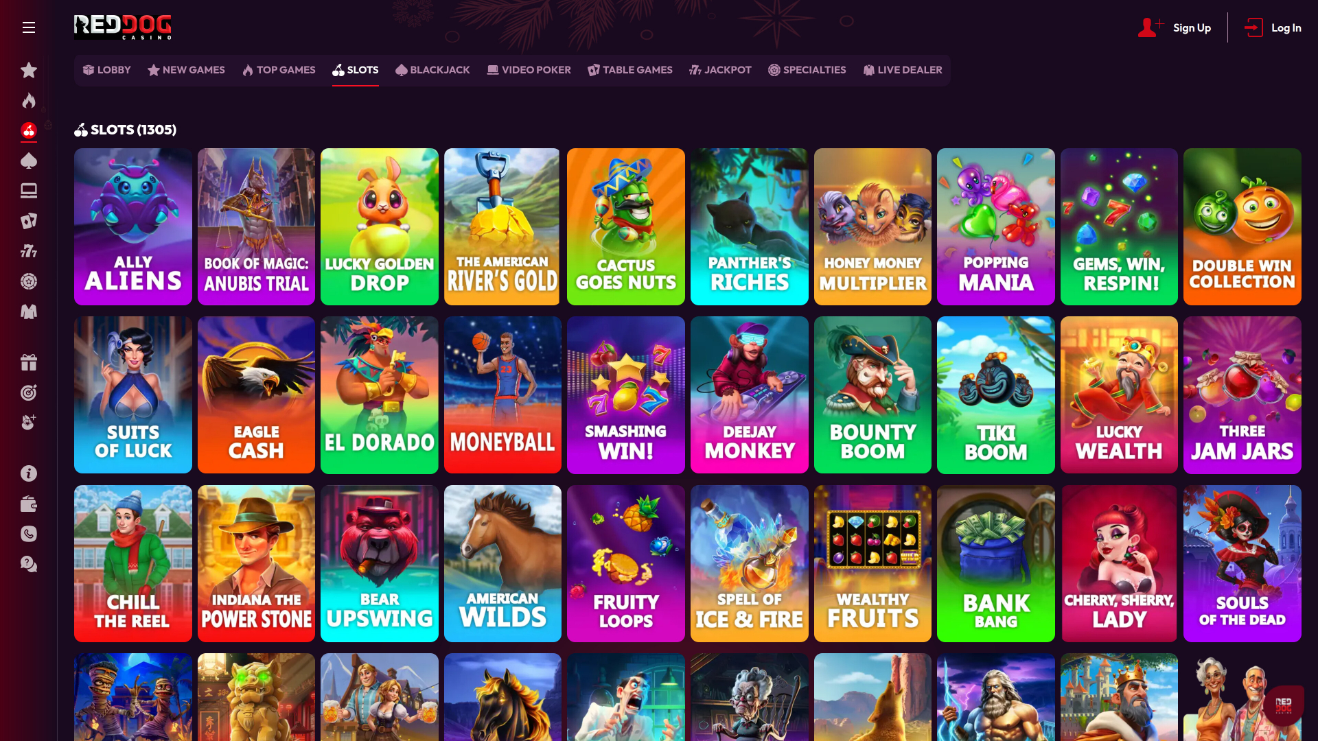 Red Dog Casino Desktop Games