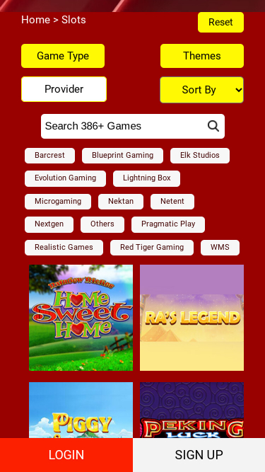 Développeurs du jeu mobile Red Spins Casino
