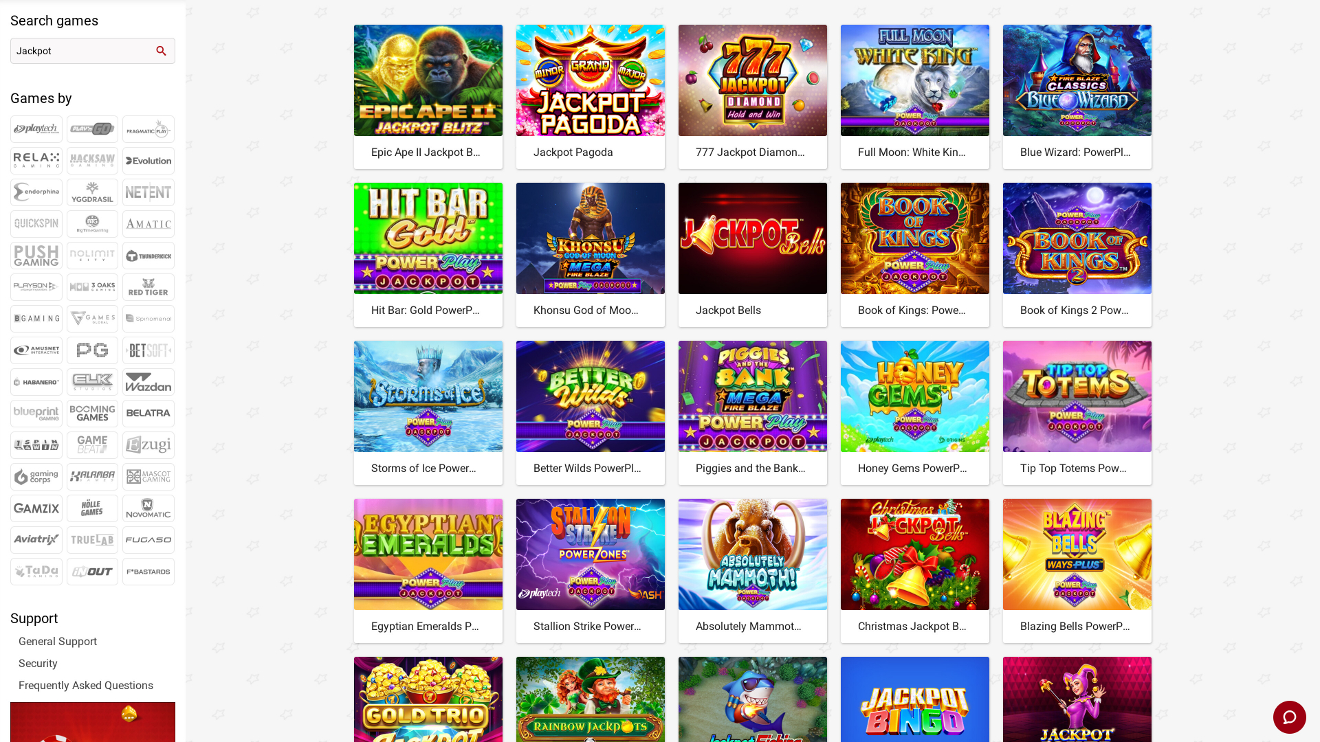 Jackpot de bureau du casino Red Star