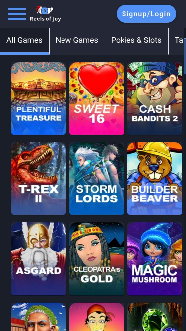 Reels of Joy.io Casino Mobile Games