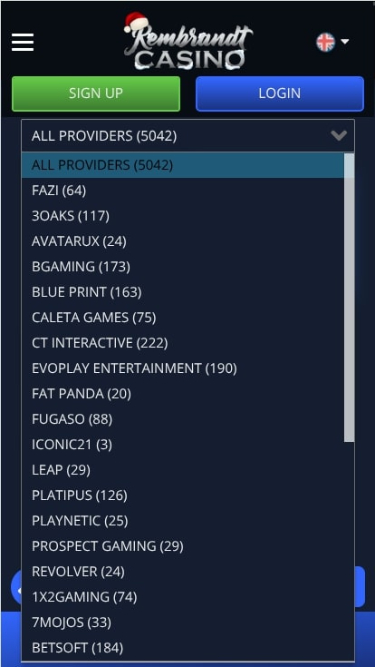 Rembrandt Casino Mobile Game Developers