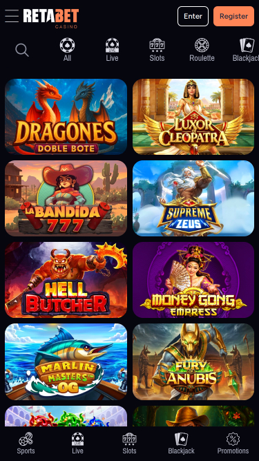 RetaBet Mobile Games