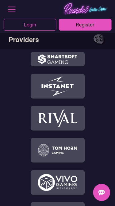 Développeurs du jeu mobile Ricardos Casino