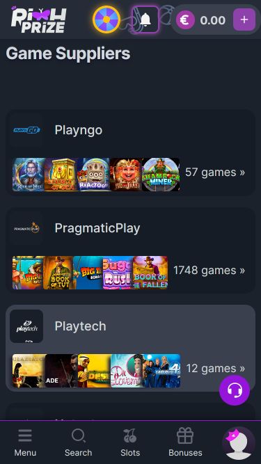 Разработчики мобильных игр для казино RichPrize