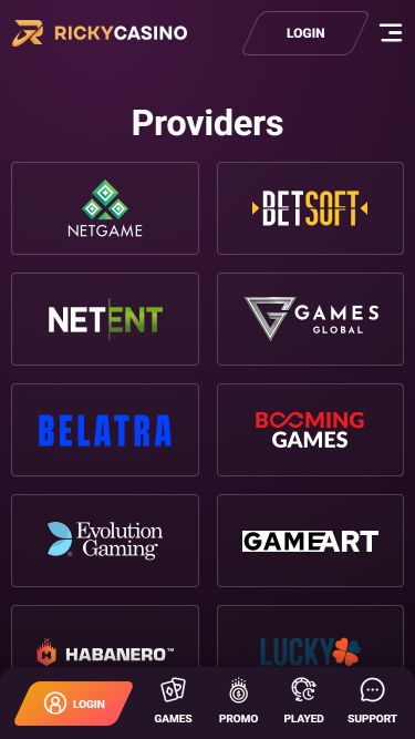 Ricky Casino Mobile Game Developers