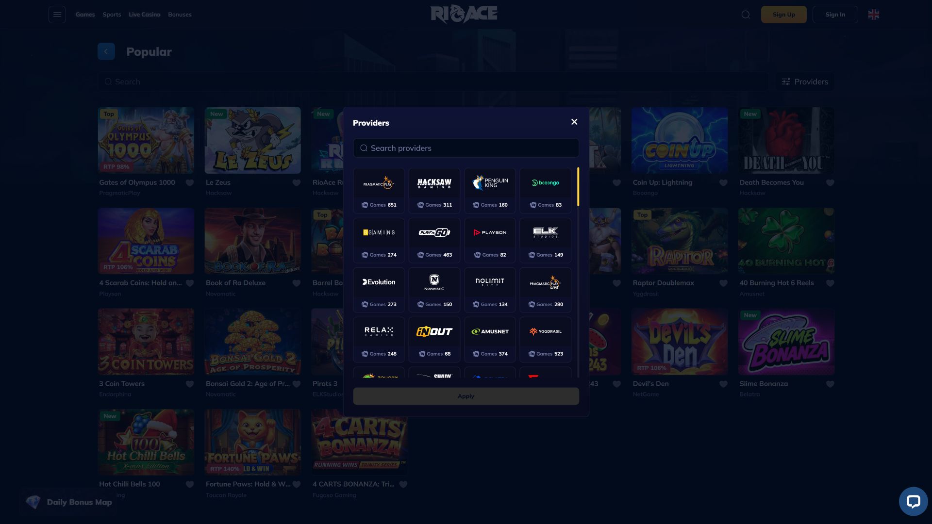 Rioace Casino Desktop Game Developers