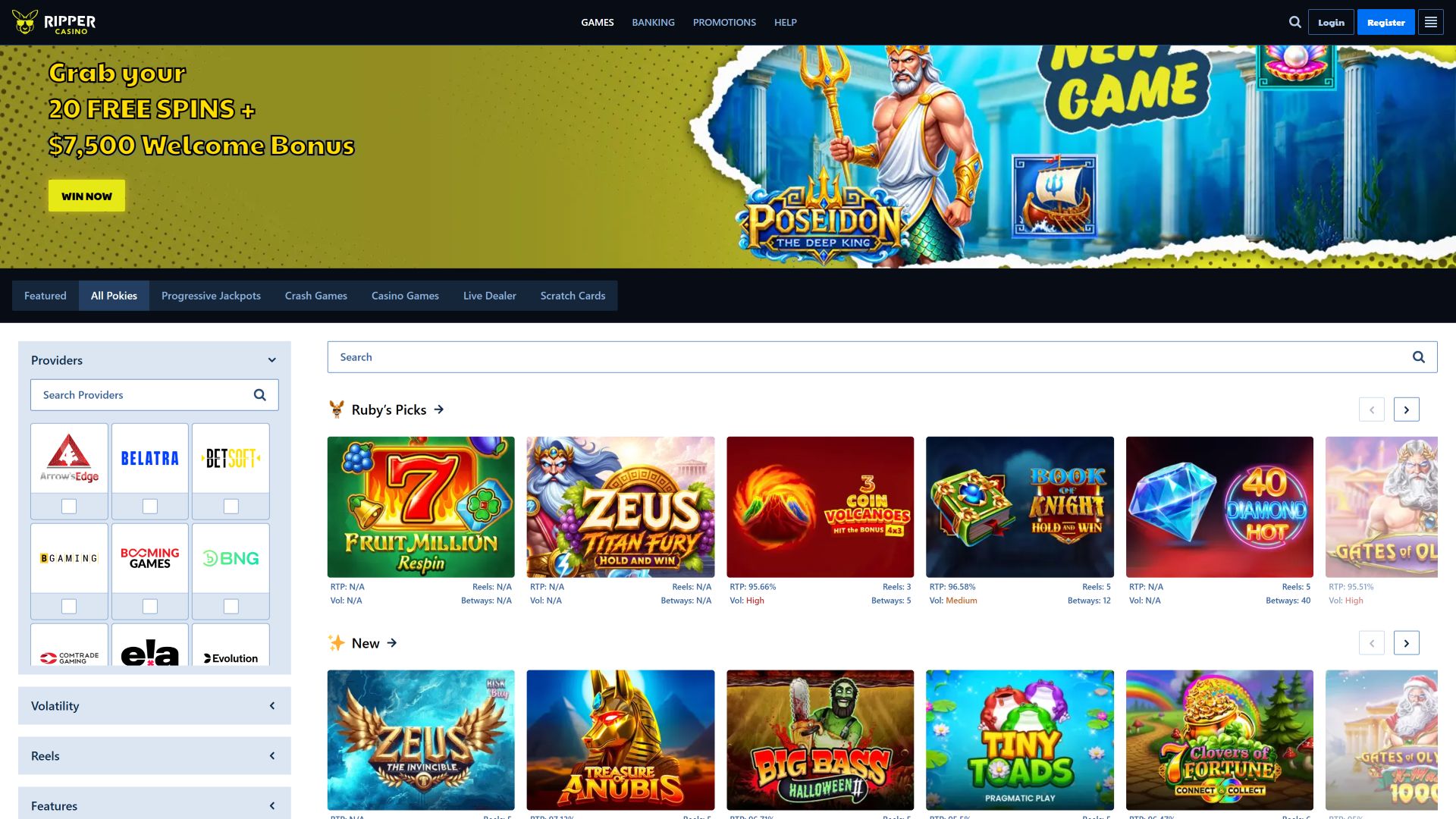 Ripper Casino Desktop Game Developers