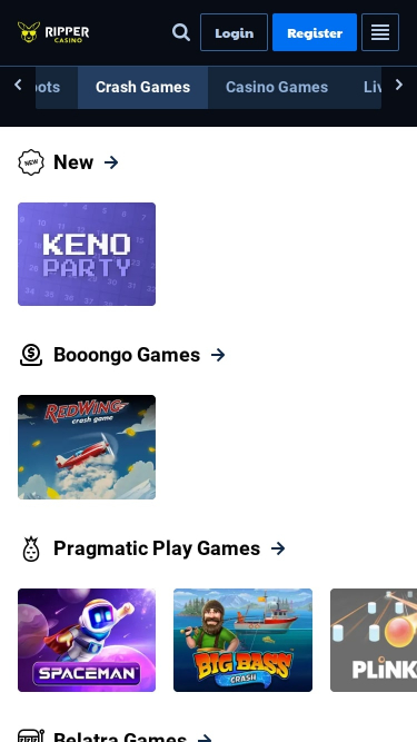 Ripper Casino Mobile Crash Games