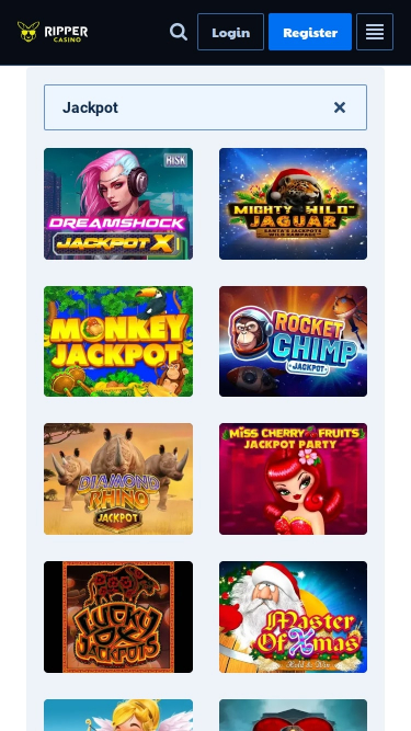 Ripper Casino Mobile Jackpot