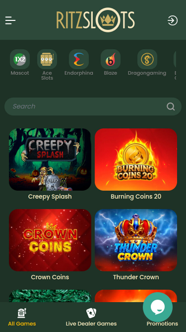 Ritz Slots Casino Mobile Game Developers 