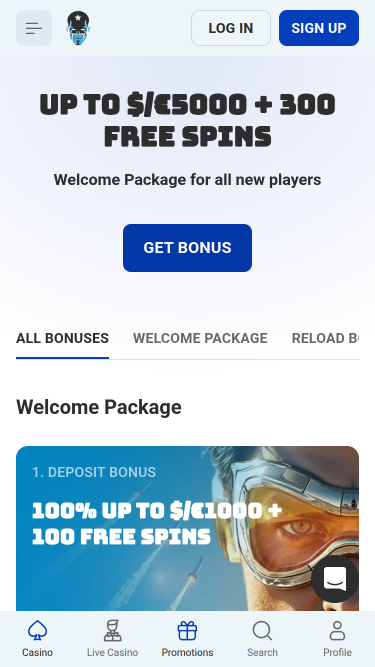 Rocketspin Casino Mobile Promotions