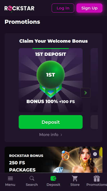 Rockstar Casino Mobile Promotions