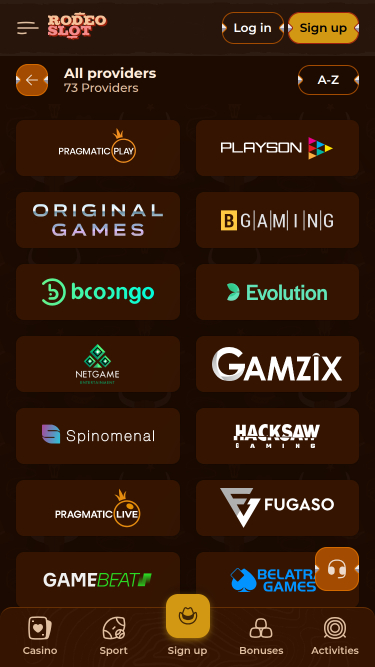 Développeurs de jeux de casino RodeoSlot