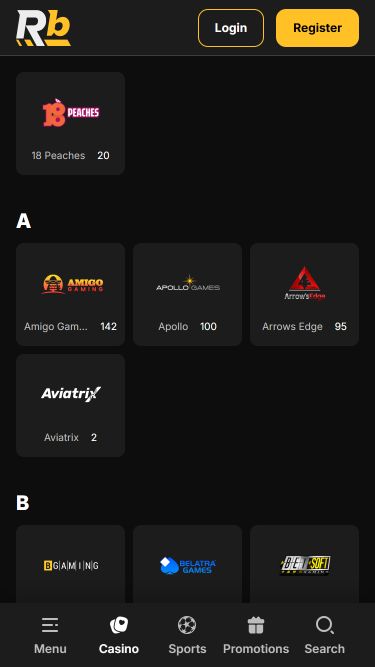Développeurs de jeux mobiles de casino Roibets