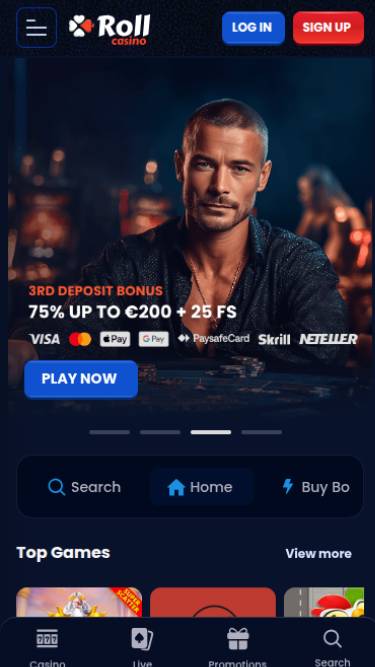 RollCasino Pagina iniziale Mobile