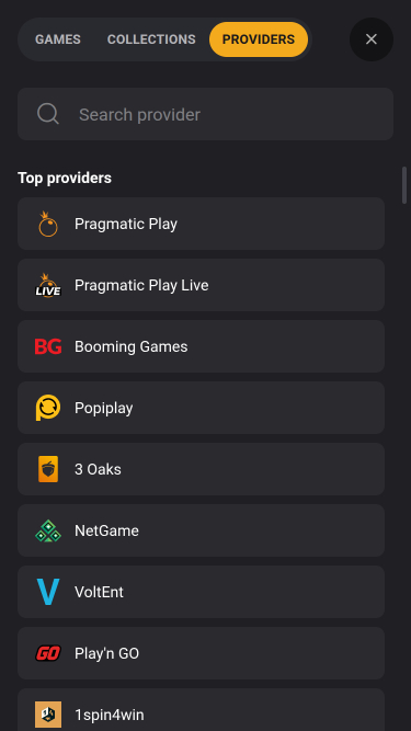 Rollero Casino Mobile Game Developers