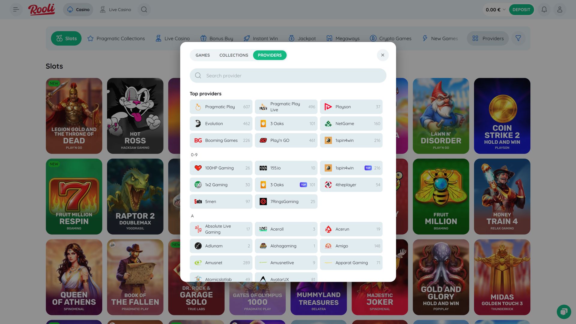 Разработчики настольных игр для казино Rooli