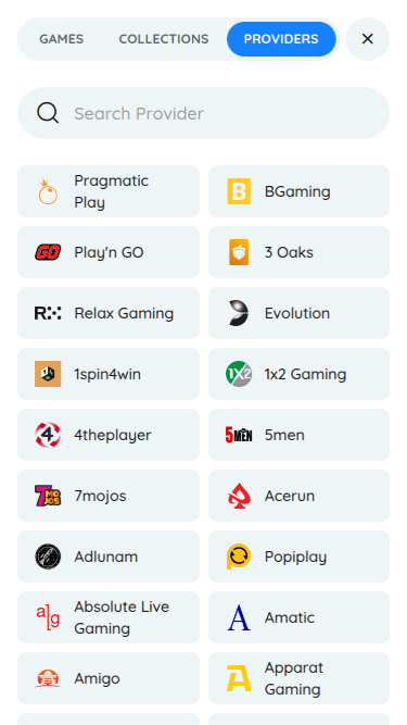 Desarrolladores de juegos móviles de Rooli Casino