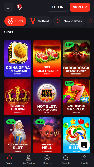 Giochi per cellulari Rooster Bet