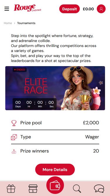Rouge Casino Mobile Turniere