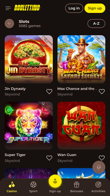 Roulettino Casino Mobile Games