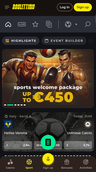 Roulettino Casino Mobile Sports