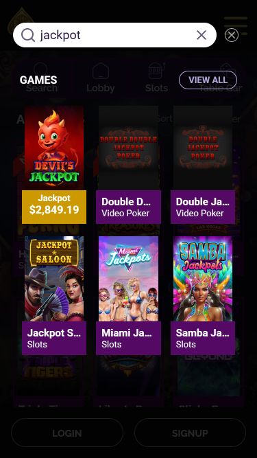 Royal Ace Casino Mobile Jackpot