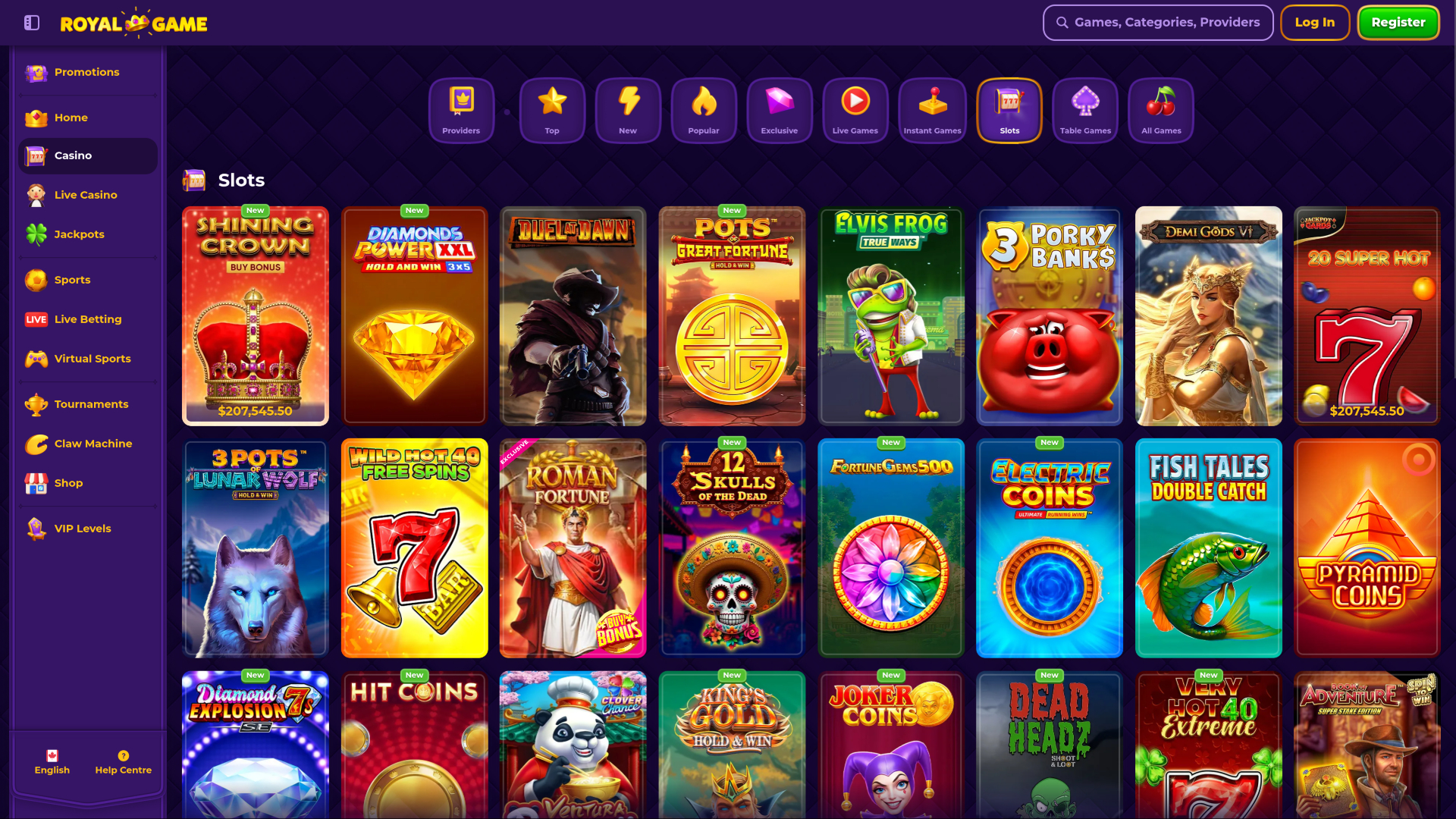 Royal Game Casino Desktop Games