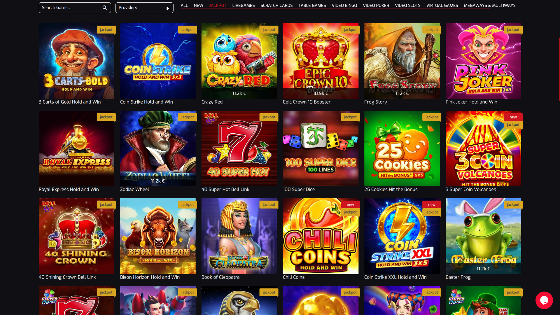 Jackpot de bureau du casino Royal Stars