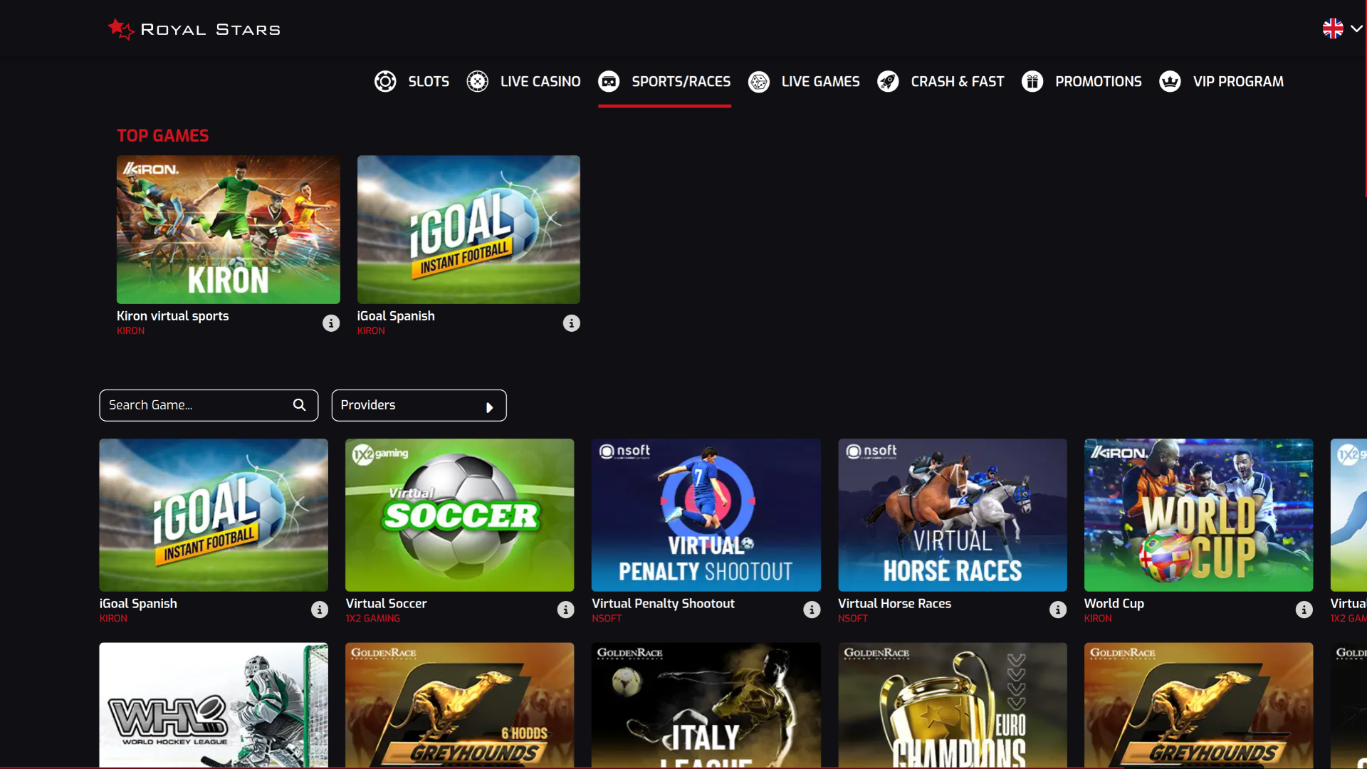 Royal Stars Casino Jeux de rôle virtuels sur ordinateur