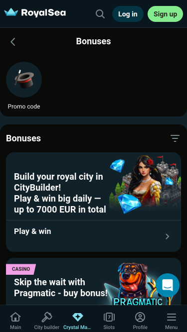 Promozioni del casinò RoyalSea