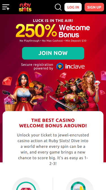 Ruby Slots Casino Mobile Promotions