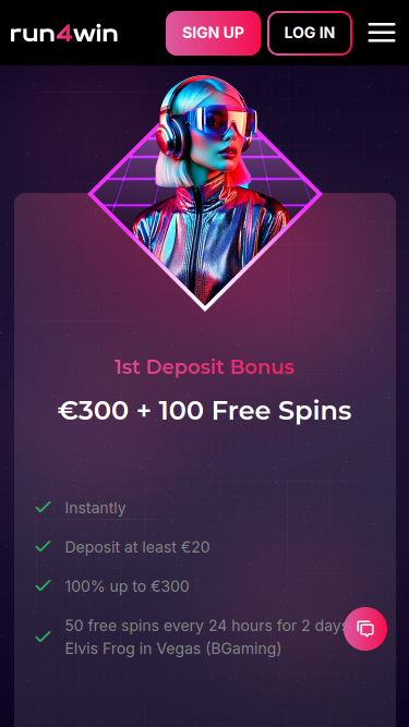 Мобильные акции казино Run4Win
