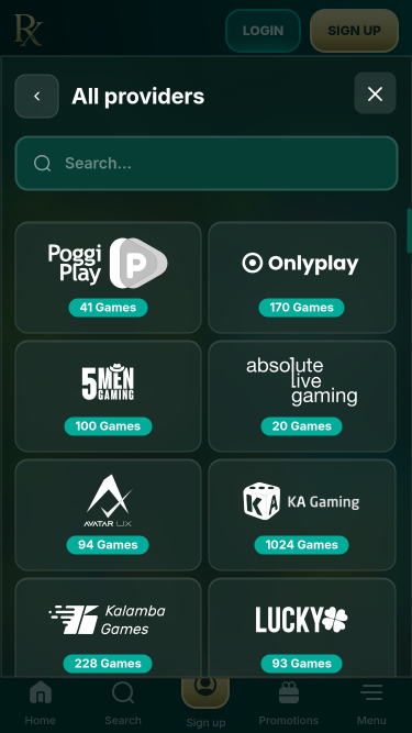 RX Casino Mobile Game Developers