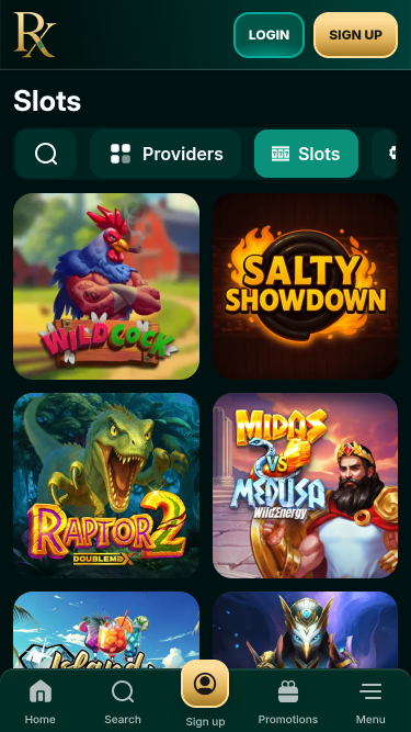 Juegos móviles de RX Casino