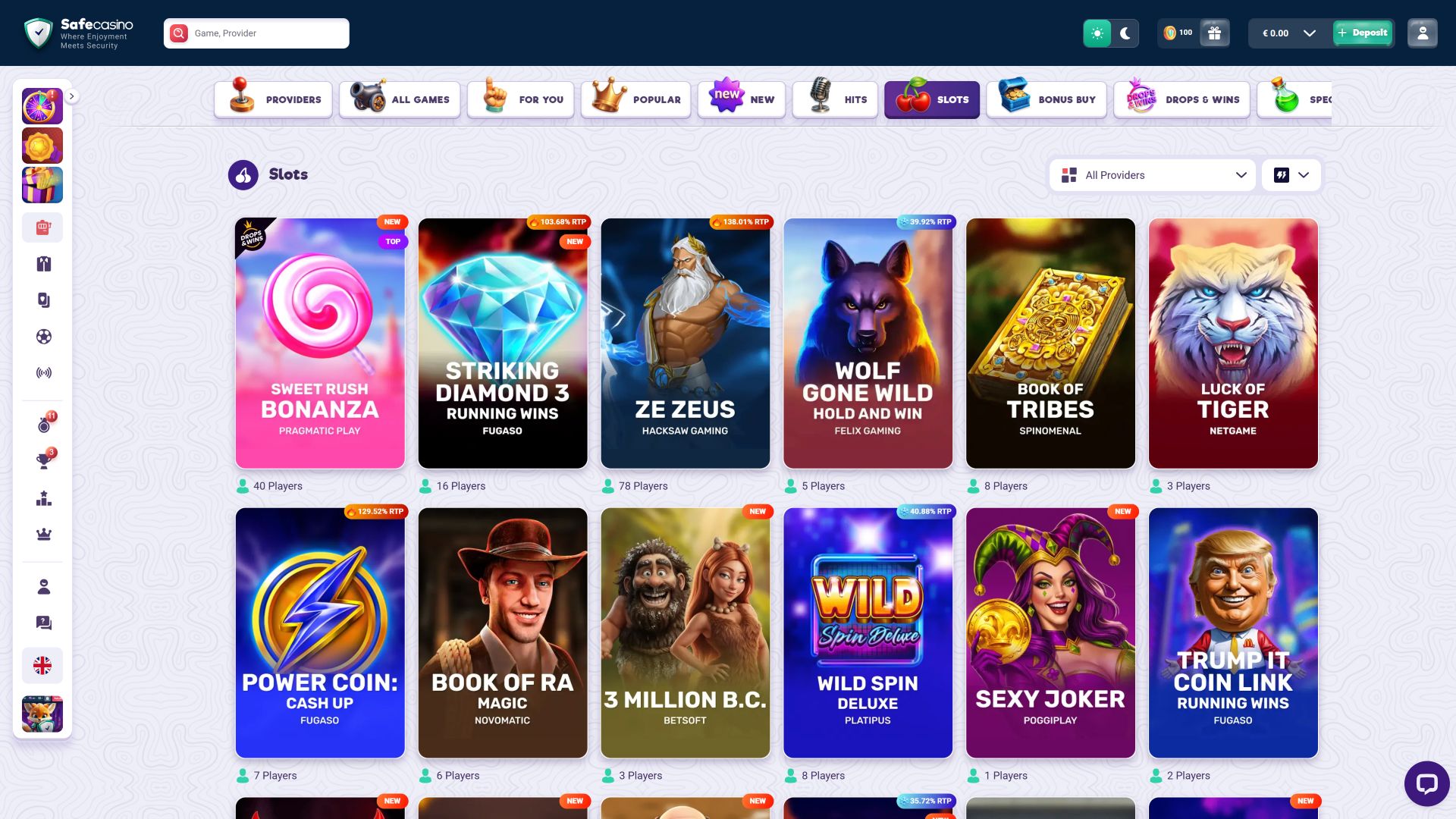 Giochi per desktop SafeCasino
