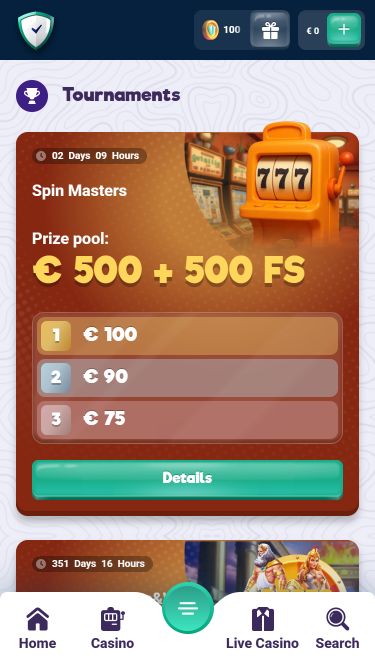 Tornei SafeCasino Mobile