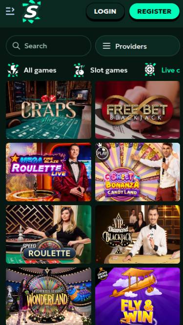 SagaSpins Casino с живыми дилерами