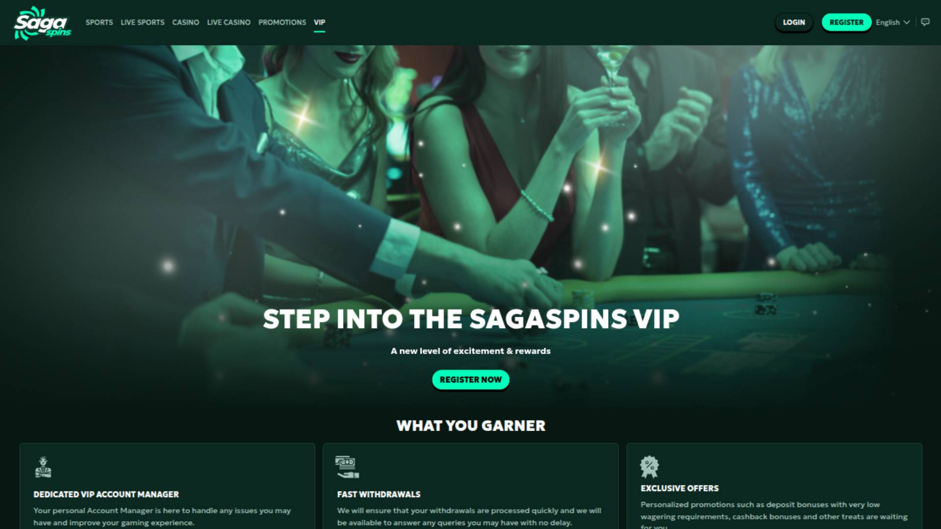 VIP-программа SagaSpin