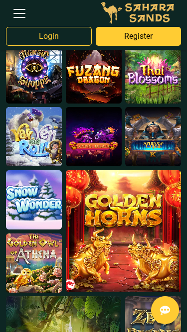 Juegos móviles de Sahara Sands Casino