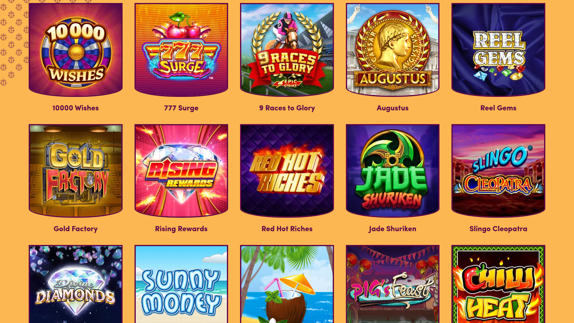 Giochi desktop di Sailor Bingo