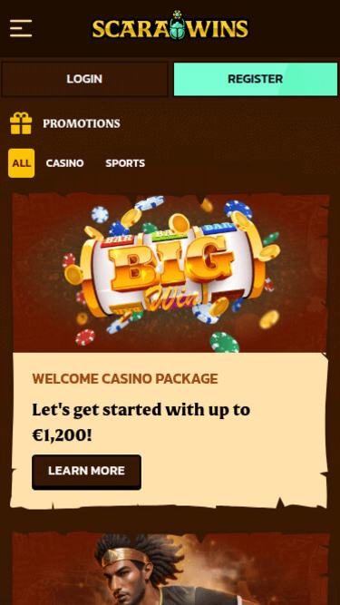 ScaraWins Promotions Mobile