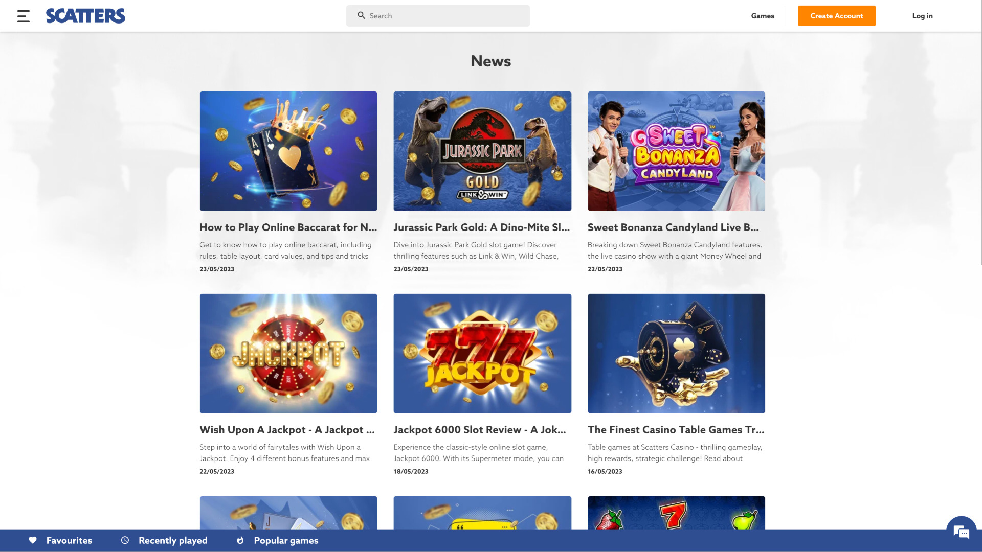 Actualités de Scatters sur ordinateur